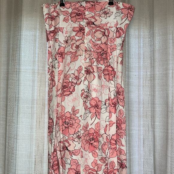 Sequin Hearts Women's Strapless Floral Print Summer Spring Dress Size 9 - Picture 5 of 6